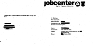Hartz IV: Rechtswidrige Termineinladungen durch das Jobcenter Treptow-Köpenick