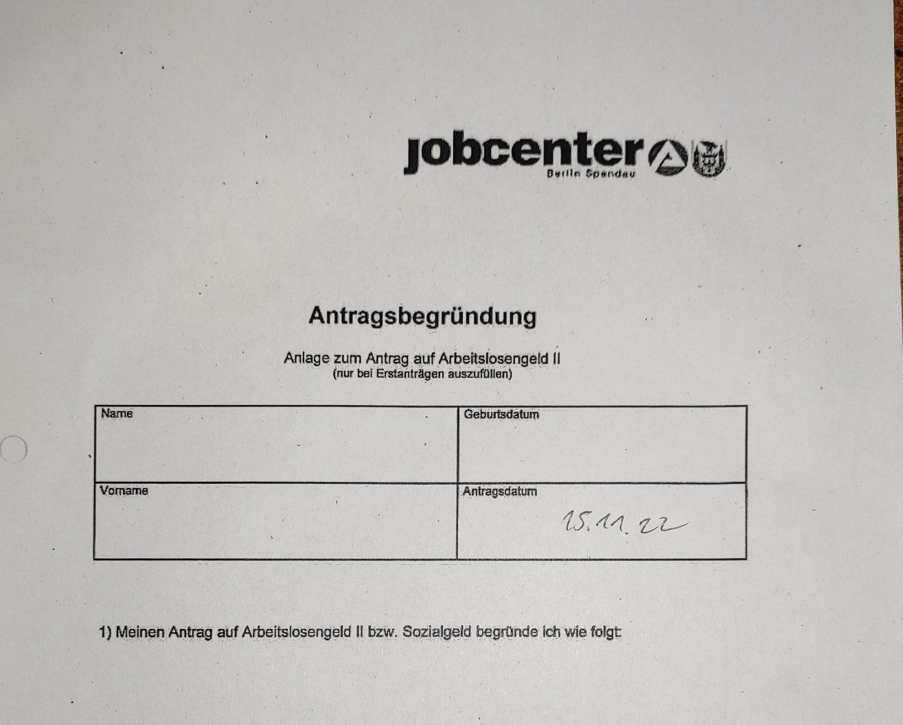 Jobcenter Hat Geld Auf Falsches Konto überwiesen Wilde Bürgergeld-Formulare vom Jobcenter unzulässig