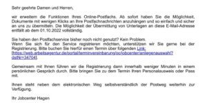 Hartz IV: Jobcenter Hagen lehnt Emails ab - Experte wirft Rechtsbeugung vor