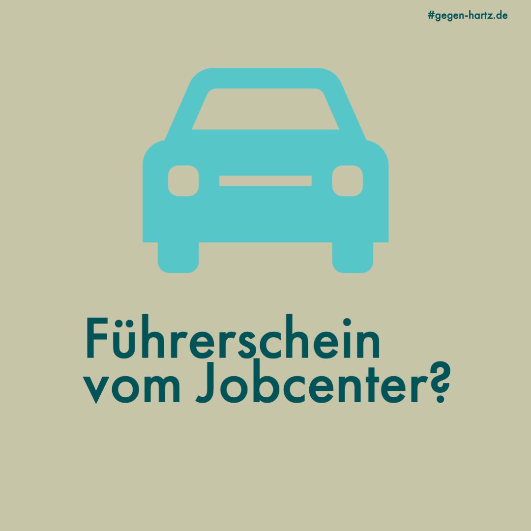 fuehrerschein jobcenter - Bürgergeld: Muss das Jobcenter einen Führerschein finanzieren?