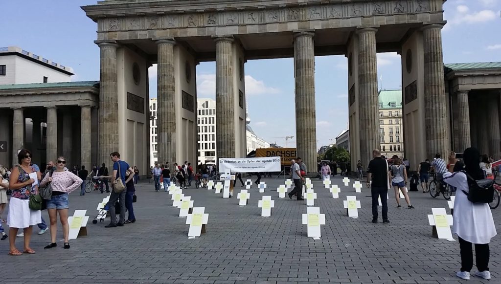 Kreuze für Hartz IV / Bürgergeld Betroffene
