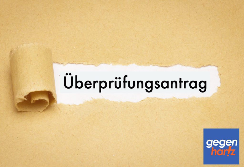 Überprügungsantrag beim Bürgergeld