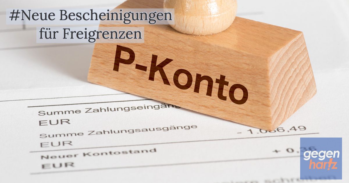 Pfändungsschutzkonto Neue PKonto Bescheinigung gültig seit dem 1. Juli 2023