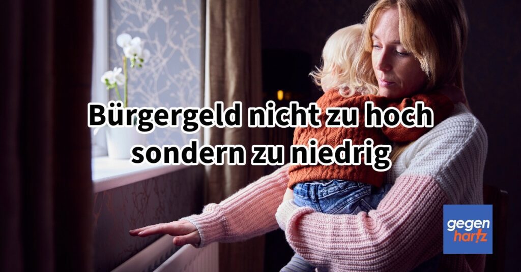 Bürgergeld zu niedrig