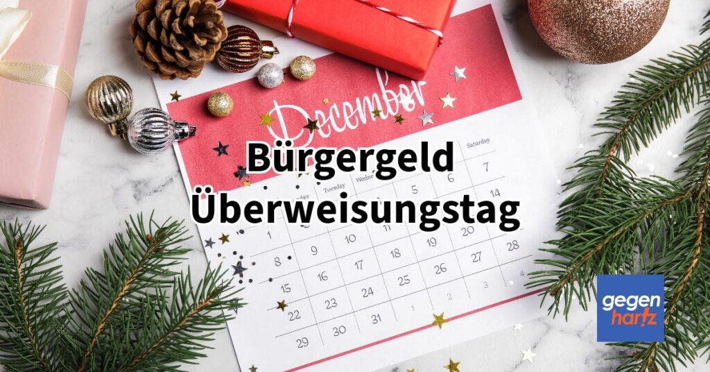 Überweisung Bürgergeld im Dezember 2023