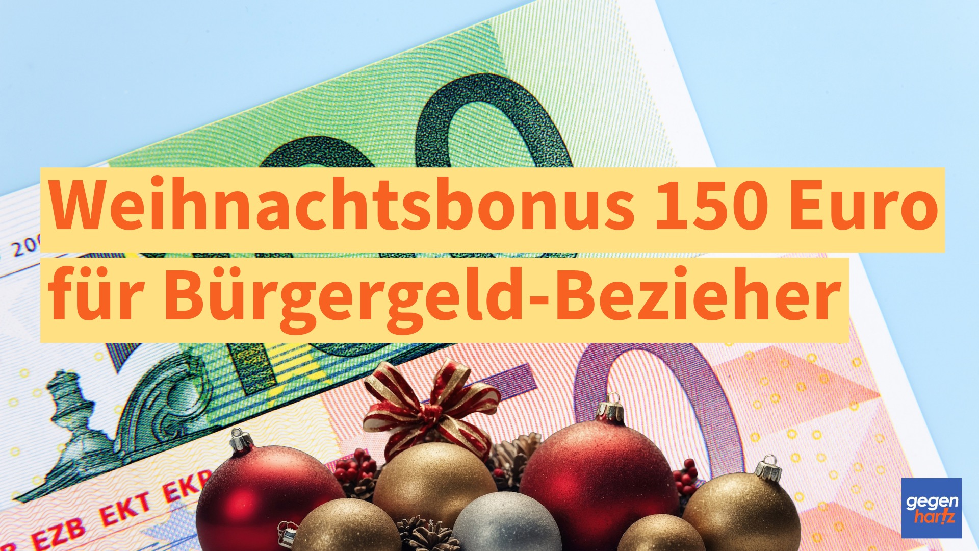 150 Euro Weihnachtsbonus Bürgergeld