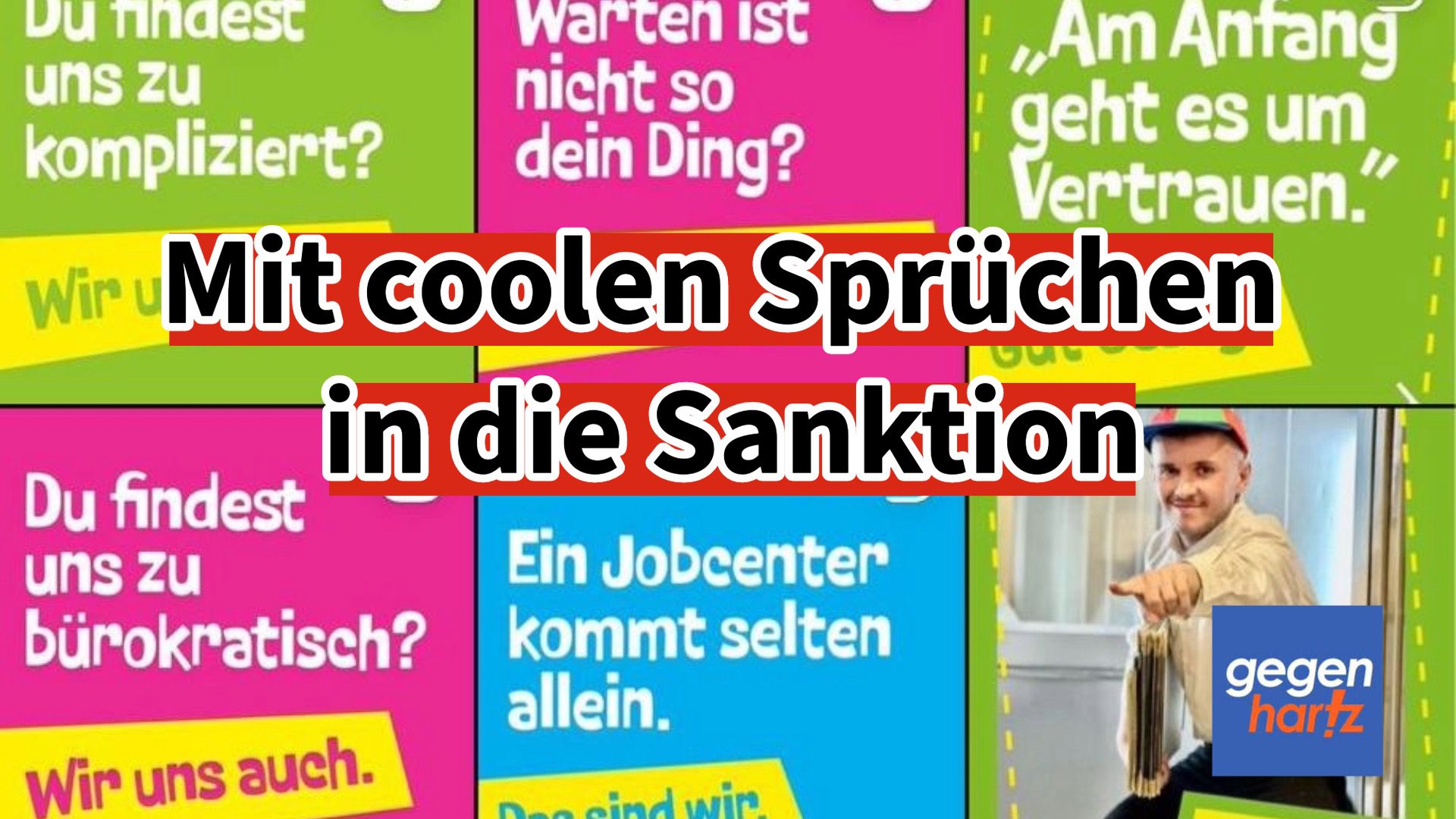 Jobcenter Berlin Mit coolen Sprüche in die BürgergeldTotalSanktionen
