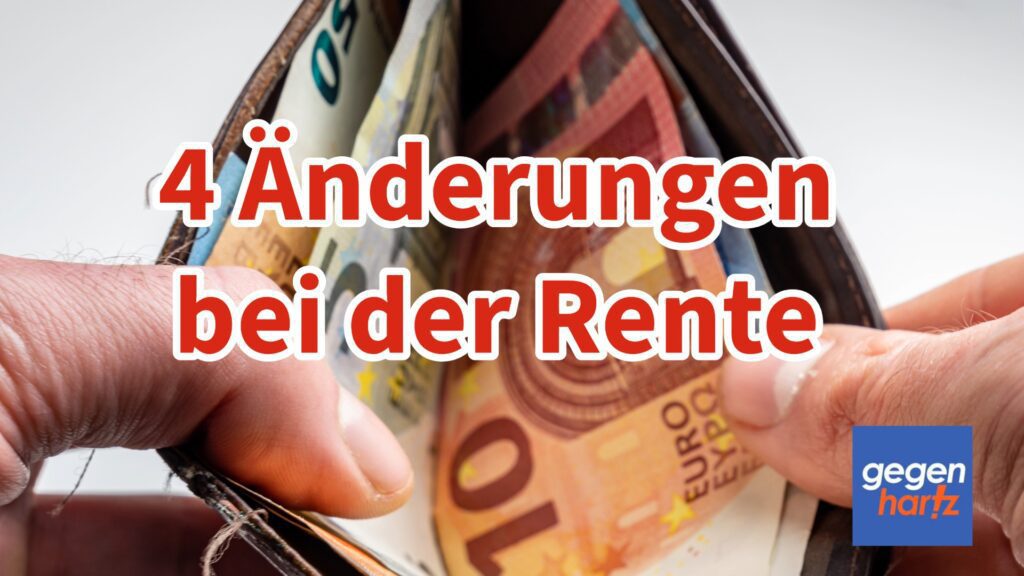Änderungen bei der Rente