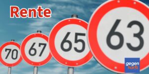 Rente mit 63 gibt es nur mit Abschlag - nur unter 45 Wartezeit?