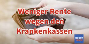 Rentner beziehen wegen der Krankenkasse weniger Rente - das ist der Ausweg