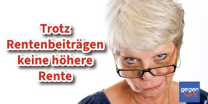 Trotz Arbeitgeberbeiträgen keine höhere Rente - Urteil