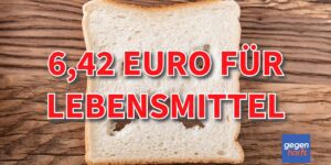 Bürgergeld: 6,42 Euro pro Tag für Lebensmittel