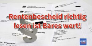 Rente: Rentenbescheid richtig lesen ist Bares wert