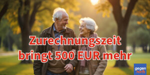 Erwerbsminderung: Zurechnungszeit bringt fast 500 Euro mehr