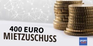 400 Euro Mietzuschuss für Rentner mit Rente in 2025