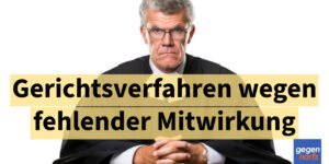 Schwerbehinderung: Gerichtsverfahren wegen fehlender Mitwirkung