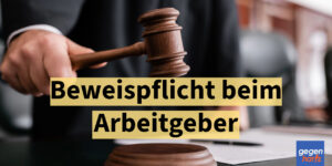 Schwerbehinderung: Arbeitgeber in der Beweispflicht - Urteil