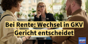 Rente: Wechsel von der PKV in die GKV für Rentner möglich