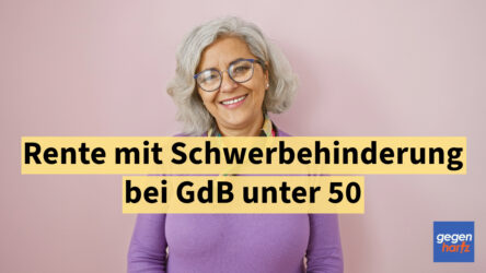 Beitragsbild von: Rente mit Schwerbehinderung: Das gilt bei einem GdB unter 50