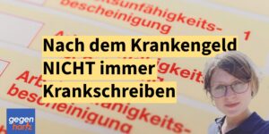 Nach Krankengeld nicht immer wieder krankschreiben lassen