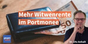 Rente: So bleibt mehr von der Witwenrente im Portmonee