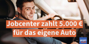 Bürgergeld: Jobcenter zahlt 5.000 € für das eigene Auto