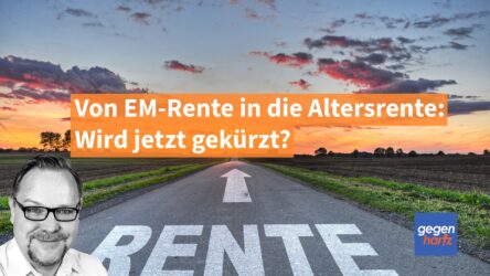 Beitragsbild von: Von der Erwerbsminderungsrente in die Altersrente – Wird jetzt die Rente gekürzt?