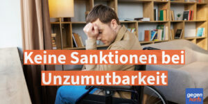 Schwerbehinderung: Keine Sanktionen bei klarer Unzumutbarkeit