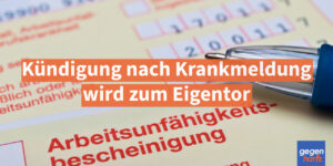 Krankschreibung: Kündigung nach Krankmeldung wird zum Eigentor - Urteil