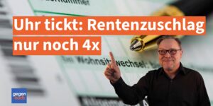 Läuft ab: Nur noch 4 mal Rentenzuschlag – neue Regel der Rente ab Dezember