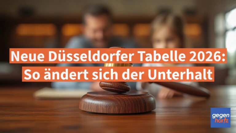  Neue Düsseldorfer Tabelle 2026: So ändert sich der Unterhalt Bildidee 