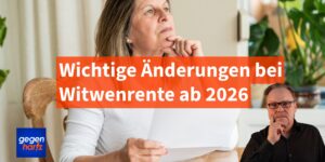 Wichtige Änderungen bei der Witwenrente ab 2026