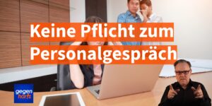 Arbeitsunfähigkeit: Keine Pflicht zum Personalgespräch