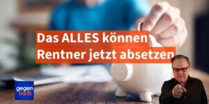 Rente: Das alles können Rentner absetzen