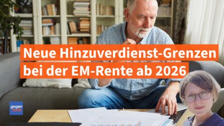 Beitragsbild von: EM-Rente: Hinzuverdienstgrenzen bei der Erwerbsminderungsrente steigen 2026