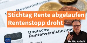 Stichtag abgelaufen: Rente wird jetzt gestoppt wenn Nachweis fehlt