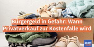 Bei Ebay oder Kleinanzeigen verkaufen kann beim Bürgergeld zur Kostenfalle werden
