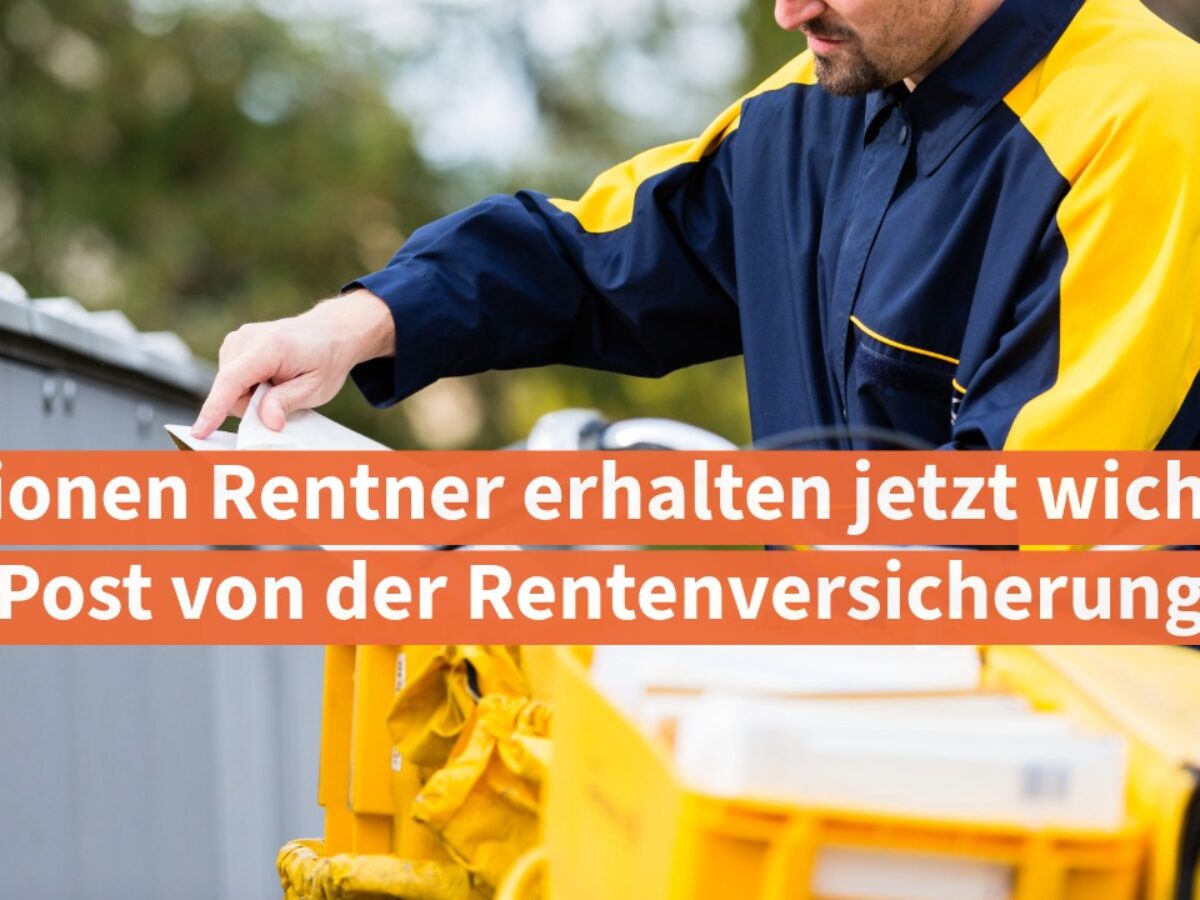 Rente: Jetzt kommt wichtige Post von der Rentenversicherung