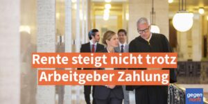 Rente: Rente steigt nicht trotz Arbeitgeber Zahlung - LSG-Urteil