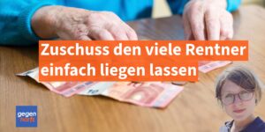 Rente: Wichtiger Zuschuss zur KV den Rentner oft liegen lassen