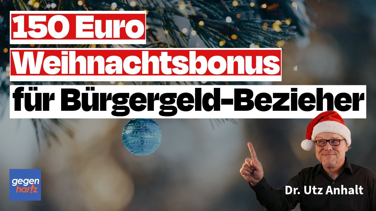 Image for 150 Euro Weihnachtsbonus für Bürgergeld oder Sozialhilfe Bezieher