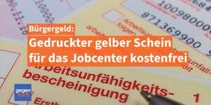 Bürgergeld: Gedruckte Krankmeldung fürs Jobcenter trotz elektronischer AU