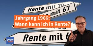 Jahrgang 1966: Wann kann ich in Rente gehen?