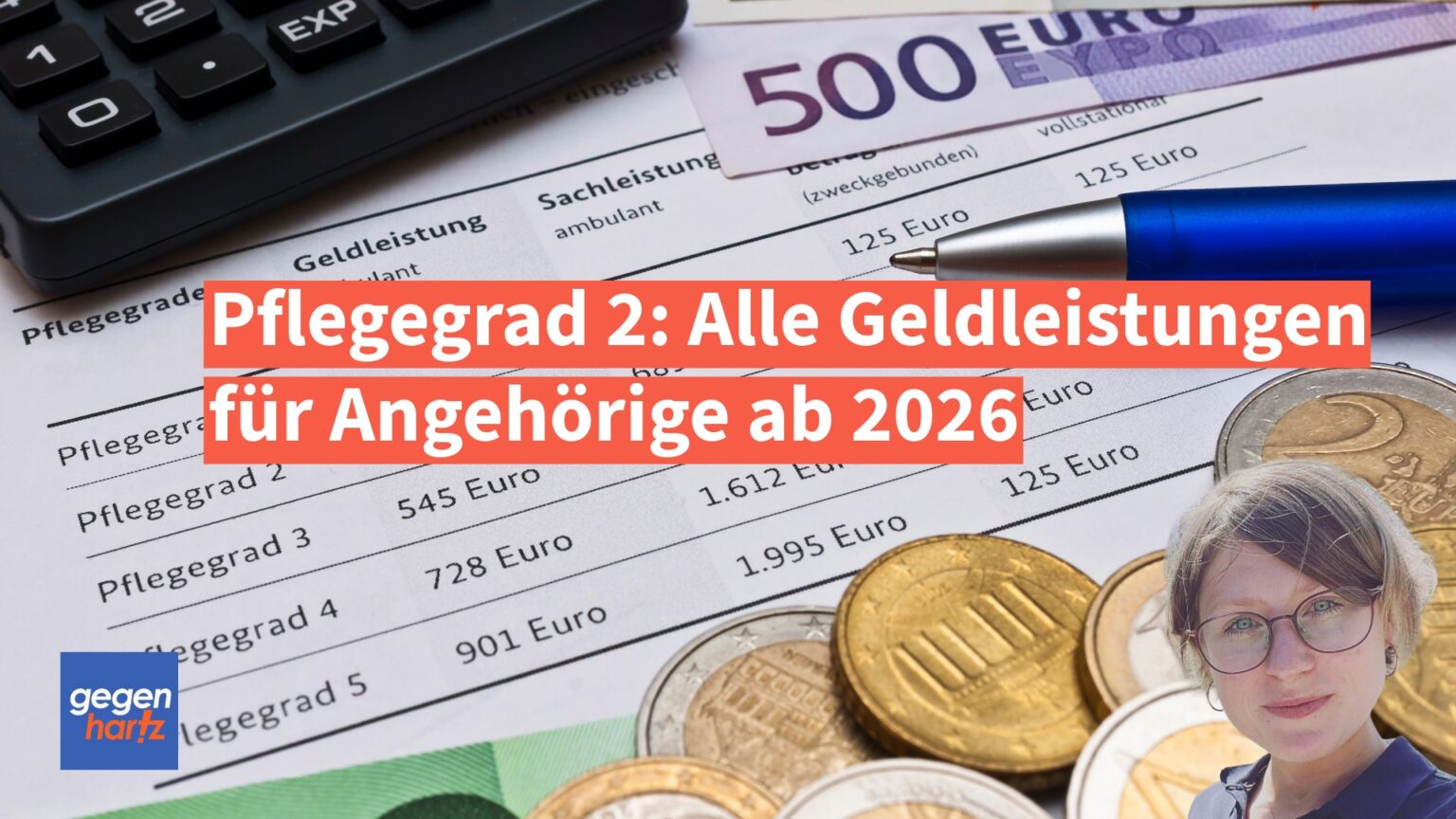 Pflegegrad 2: Alle Geldleistungen für Angehörige 2026 im Überblick