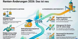 Wichtige Änderungen bei der Rente ab 1. Januar 2026 - Tabelle