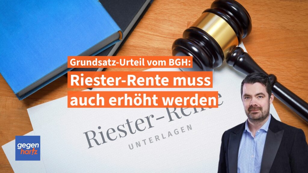 Riester Rente BGH Urteil