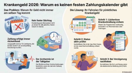 Krankengeld Auszahlung