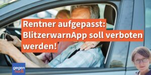 Rentner aufgepasst: BlitzerwarnApp Verbot kommt - Punkte und Strafe