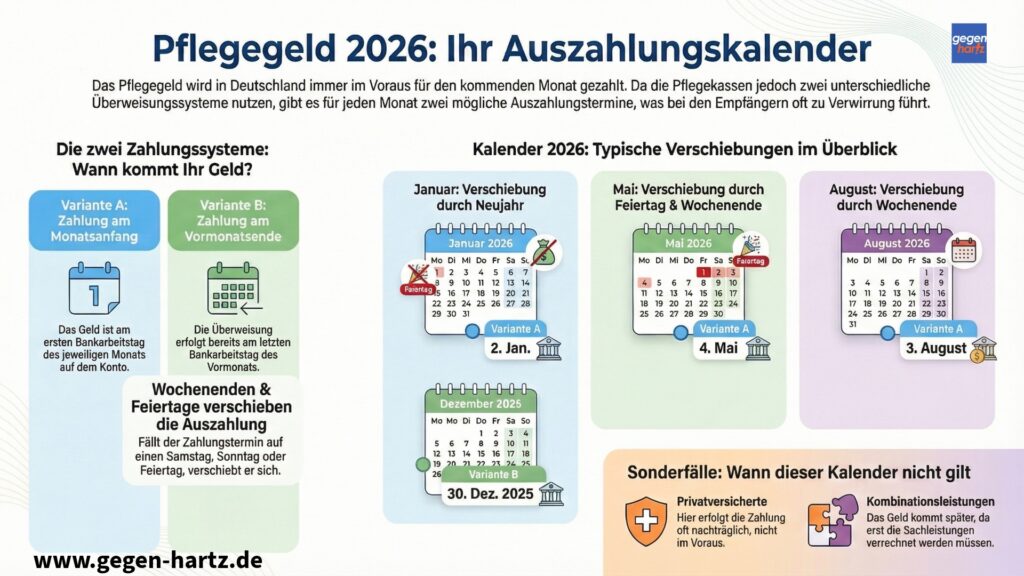Pflegegeld Auszahlung