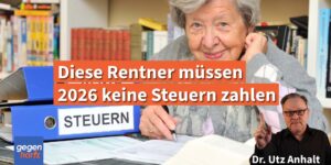 Rente 2026: Viele Rentner müssen keine Steuern zahlen